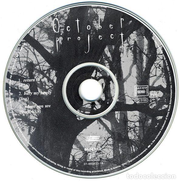 CDs de m&uacute;sica: October Project &ndash; Return To Me (CD, Epic EPC 660433 2) - Foto 4