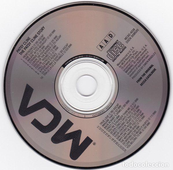 CDs de m&uacute;sica: Patsy Cline &ndash; The Patsy Cline Story (CD, MCA Records MCAD-4038) - Foto 3