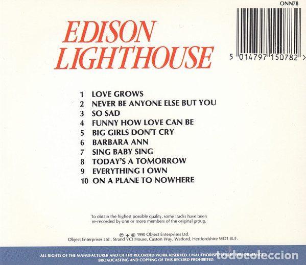 CDs de m&uacute;sica: Edison Lighthouse &ndash; Edison Lighthouse (CD, Object Enterprises ONN78) - Foto 3
