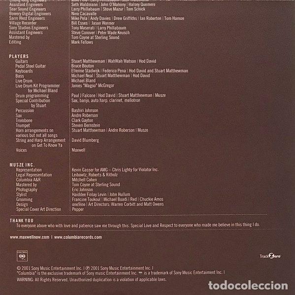 CDs de m&uacute;sica: Maxwell &ndash; Now (CD, Columbia 497454 2) - Foto 10