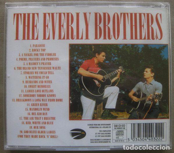 CDs de m&uacute;sica: Everly Brothers &ndash; The Masters (CD, Eagle Records EAB CD 032) - Foto 3