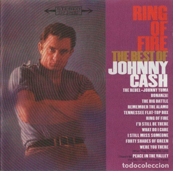 CDs de m&uacute;sica: Johnny Cash &ndash; Ring Of Fire/The Best Of Johnny Cash (CD, CBS/Sony 481238 2)