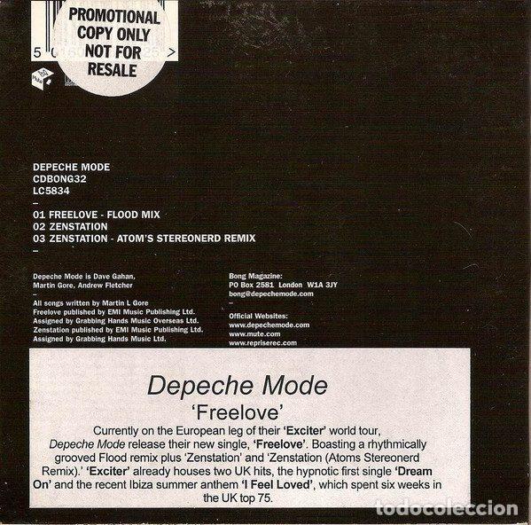 CDs de m&uacute;sica: Depeche Mode &ndash; Freelove (CD, Mute CDBONG32) - Foto 9