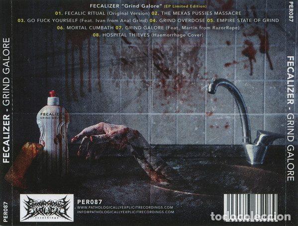 CDs de m&uacute;sica: Fecalizer &ndash; Grind Galore (CD, Pathologically Explicit Recordings PER087) - Foto 2