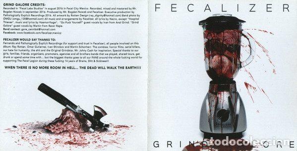 CDs de m&uacute;sica: Fecalizer &ndash; Grind Galore (CD, Pathologically Explicit Recordings PER087) - Foto 5
