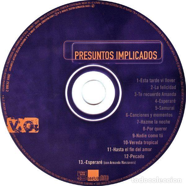 CDs de m&uacute;sica: Presuntos Implicados &ndash; Versi&oacute;n Original (CD, WEA 3984 29368 2) - Foto 2