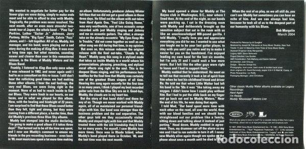 CDs de m&uacute;sica: Muddy Waters &ndash; King Bee (CD, Epic 515163 2) - Foto 10