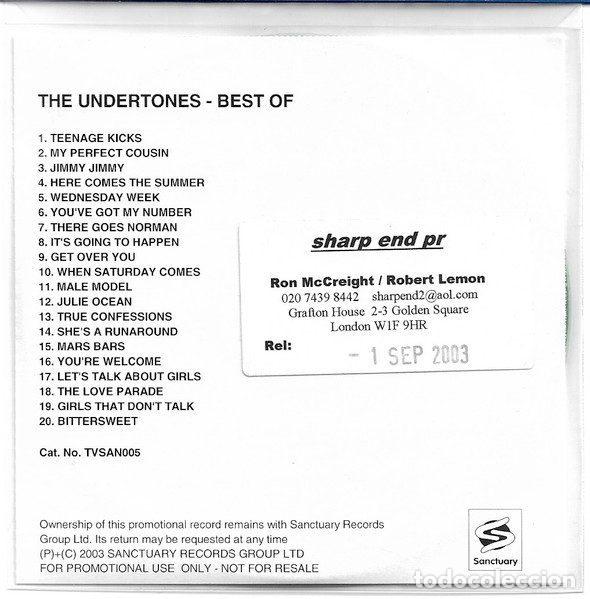 Musik-CDs: The Undertones &ndash; The Undertones - Best Of (CDr, Sanctuary none)