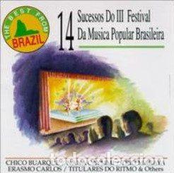 CD di Musica: Various &ndash; 14 Sucessos Do III Festival Da Musica Popular Brasileira (CD, Parrot Records G-2215)