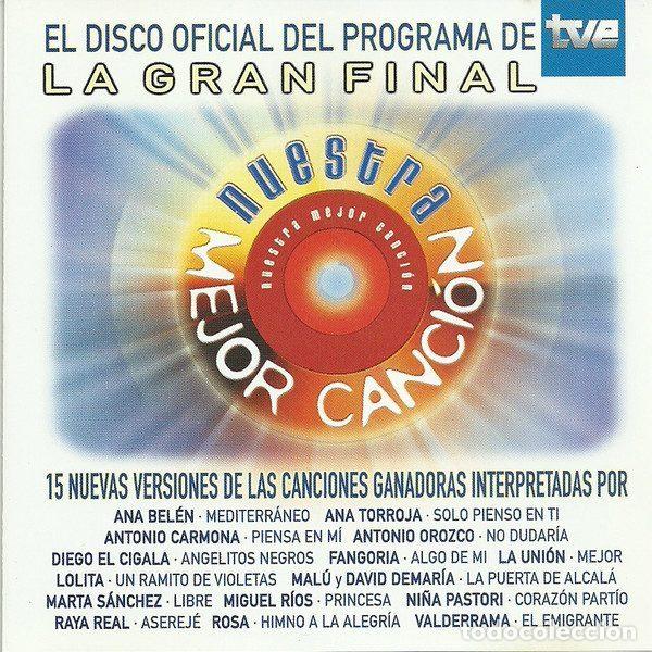 Musik-CDs: Various &ndash; Nuestra Mejor Canci&oacute;n - El Disco Oficial Del Programa De TVE La Gran Final (CD, Bmg...