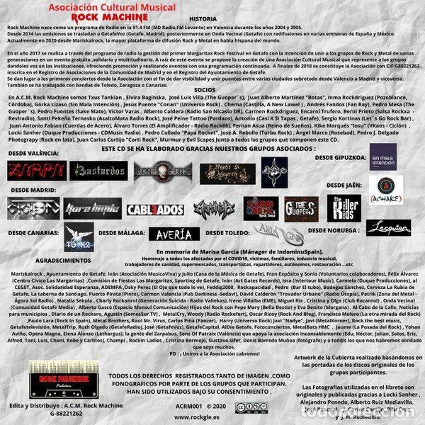 CDs de m&uacute;sica: Various &ndash; Rock Machine Compilation (CD, A.C.M. Rock Machine ACRM001) - Foto 3