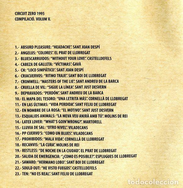 CDs de m&uacute;sica: Various &ndash; Circuit Zero 1995 (CD, Urantia Records CZ 95) - Foto 2