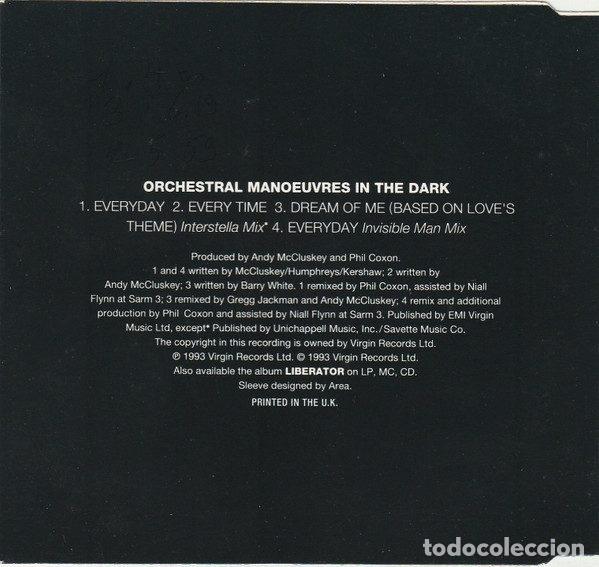 CDs de m&uacute;sica: OMD &ndash; Everyday (CD, Virgin VSCDT 1471) - Foto 2