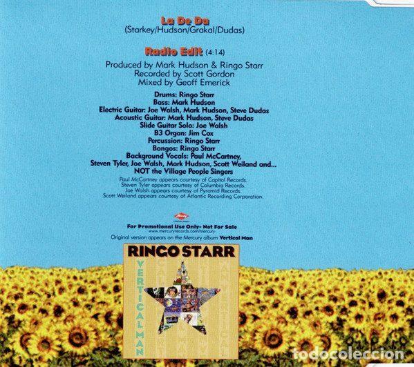 CDs de m&uacute;sica: Ringo Starr &ndash; La De Da (CD, Mercury 566 116-2) - Foto 2