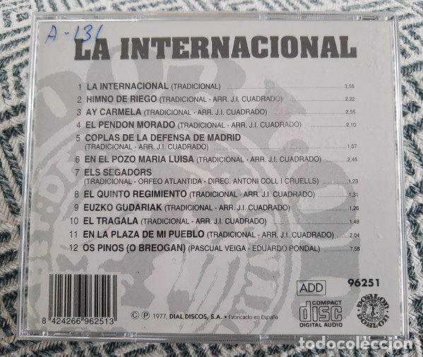 CDs de m&uacute;sica: Various &ndash; La Internacional (CD, Doblon 96251) - Foto 3