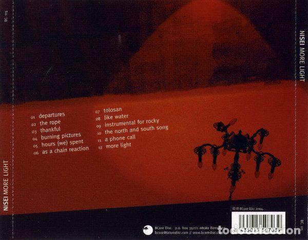 CDs de m&uacute;sica: Nisei &ndash; More Light (CD, Bcore BC. 115) - Foto 6