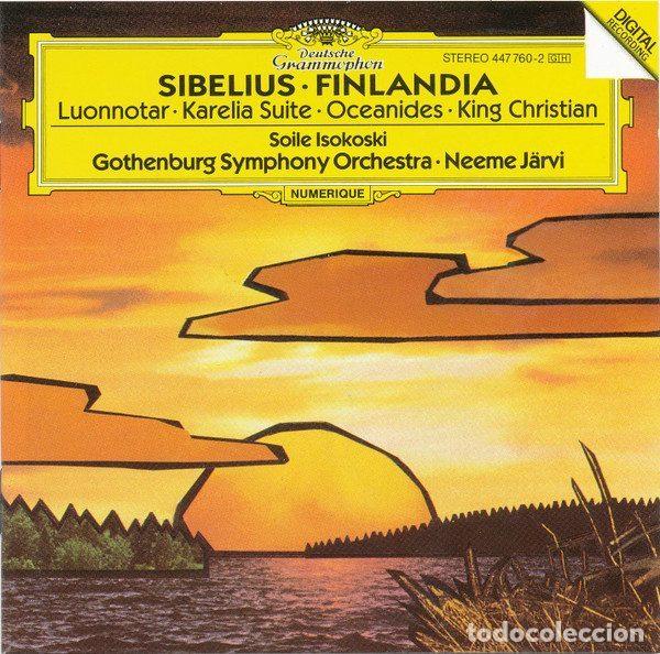 Musik-CDs: Sibelius - Soile Isokoski &middot; Gothenburg Symphony Orchestra &middot; Neeme J&auml;rvi &ndash; Finlandia &middot; Luonnotar...
