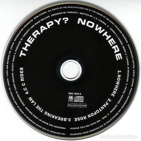 CDs de m&uacute;sica: Therapy? &ndash; Nowhere (CD, A&M Records 580 505-2) - Foto 5
