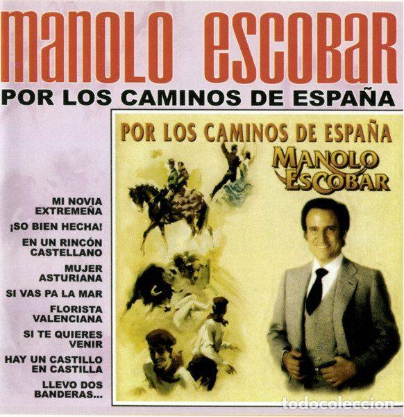 CD de M&uacute;sica: Manolo Escobar &ndash; Por Los Caminos De Espana (CD, Divucsa Music, S.A. 37130)