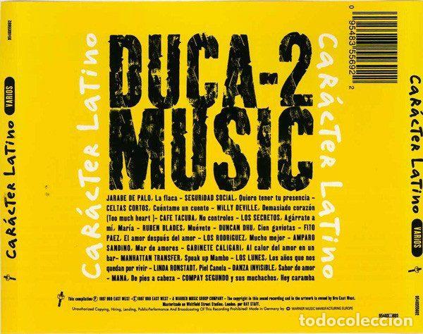 CDs de m&uacute;sica: Various &ndash; Car&aacute;cter Latino (CD, DRO 9548355692) - Foto 2