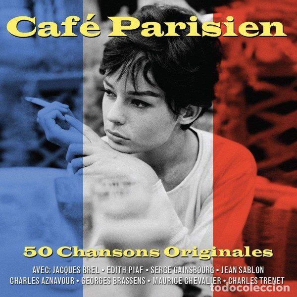 Music CDs: Various &ndash; Caf&eacute; Parisien - 50 Chansons Originales (CD, Not Now Music NOT2CD364)