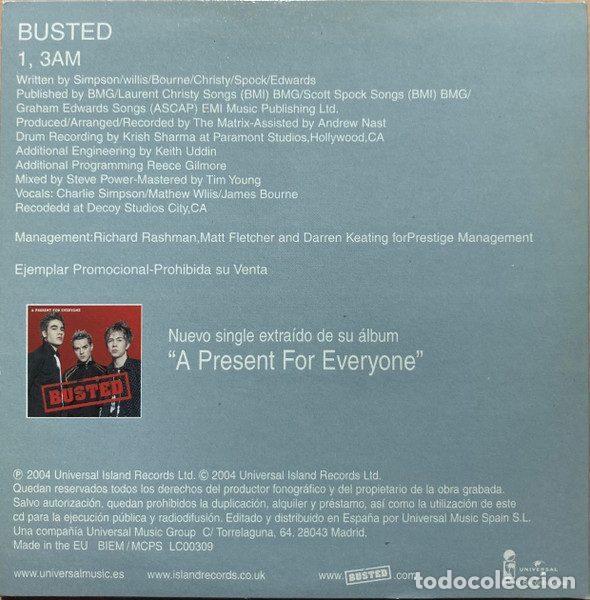 CDs de m&uacute;sica: Busted &ndash; 3AM (CD, Universal none) - Foto 2