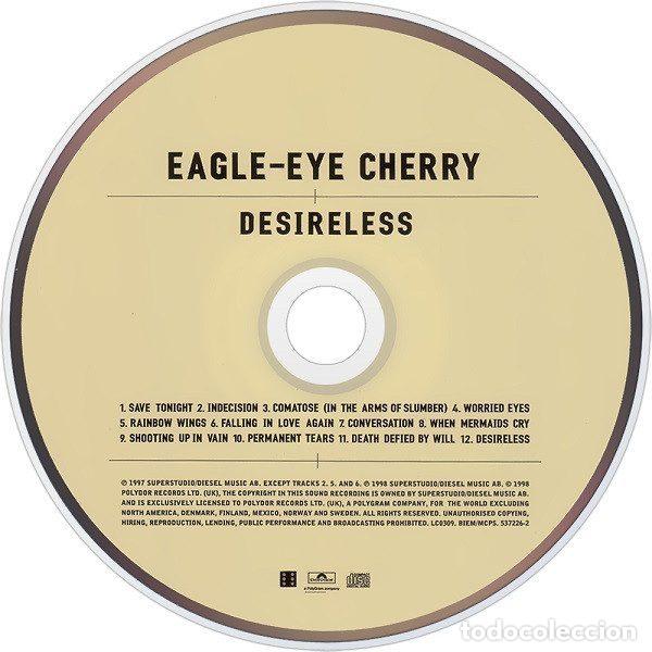 CDs de m&uacute;sica: Eagle-Eye Cherry &ndash; Desireless (CD, Polydor 537226-2) - Foto 3