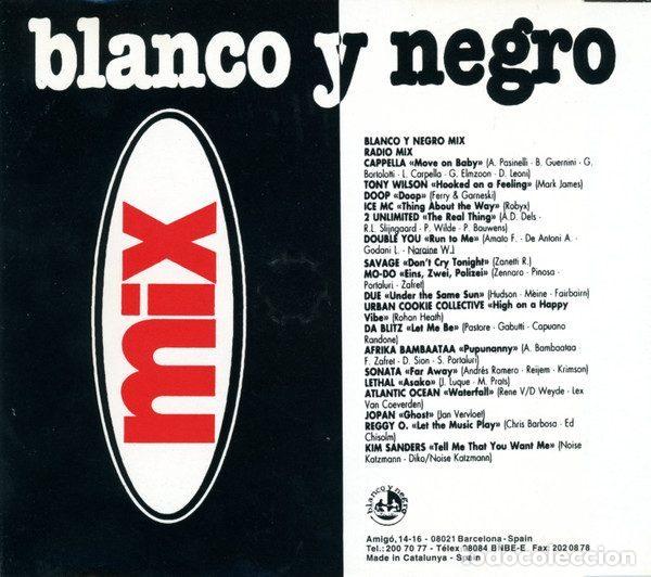 CDs de m&uacute;sica: Various &ndash; Blanco Y Negro Mix (CD, Blanco Y Negro BNCD-520) - Foto 2