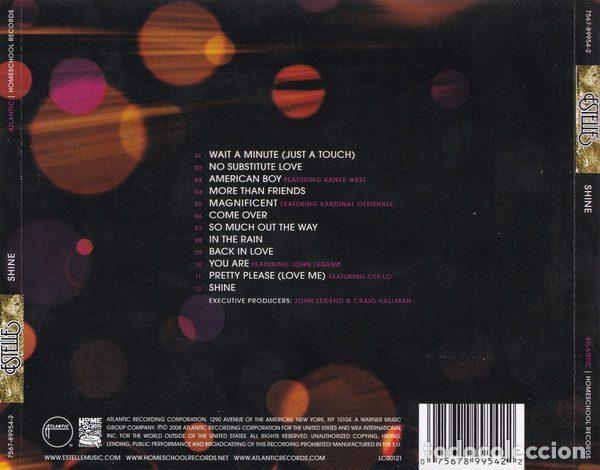 CDs de m&uacute;sica: Estelle &ndash; Shine (CD, Atlantic 7567-89954-2) - Foto 2