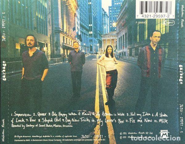 CDs de m&uacute;sica: Garbage &ndash; Garbage (CD, Mushroom 74321 - 29597 - 2) - Foto 2