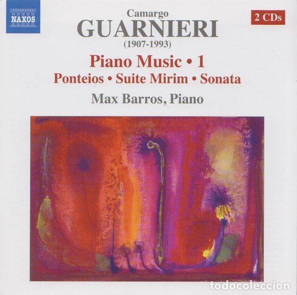Musik-CDs: Camargo Guarnieri / Max Barros &ndash; Piano Music &bull; 1: Ponteios &bull; Suite Mirim &bull; Sonata (CD, Naxos...