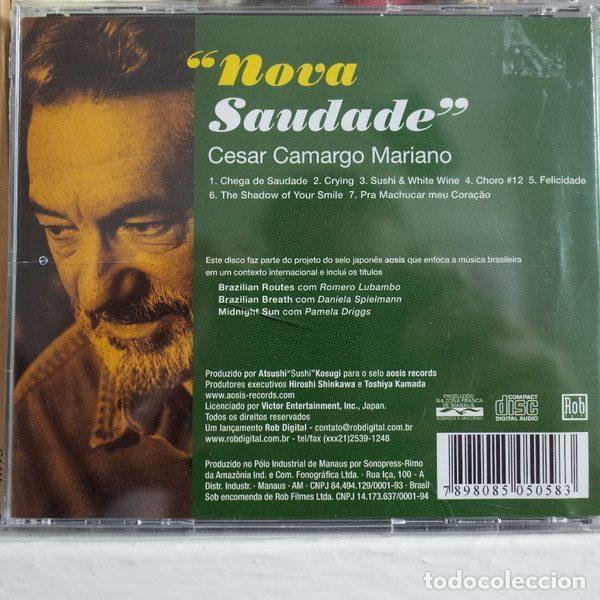 CDs de m&uacute;sica: C&eacute;sar Camargo Mariano &ndash; &rdquo;Nova Saudade&rdquo; (CD, Rob Digital RD 053) - Foto 2