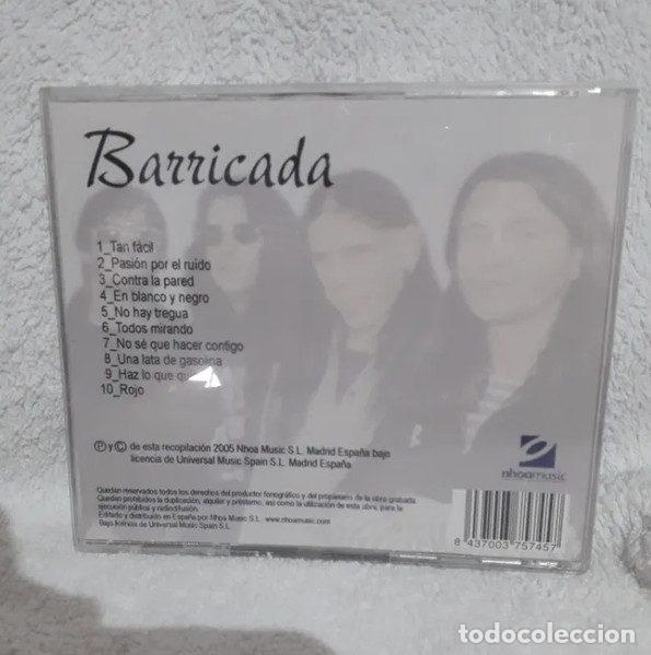 CDs de m&uacute;sica: Barricada &ndash; Barricada Exitos (CD, Nhoa Music 00) - Foto 2