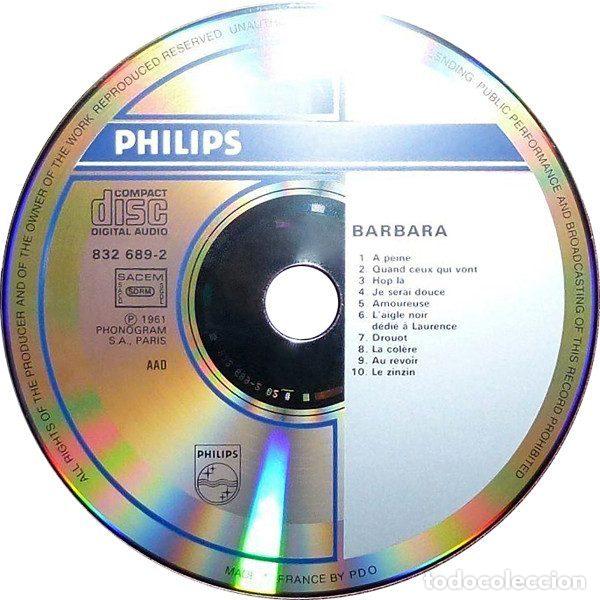 CDs de m&uacute;sica: Barbara &ndash; Laigle Noir (CD, Philips 832 689-2) - Foto 4