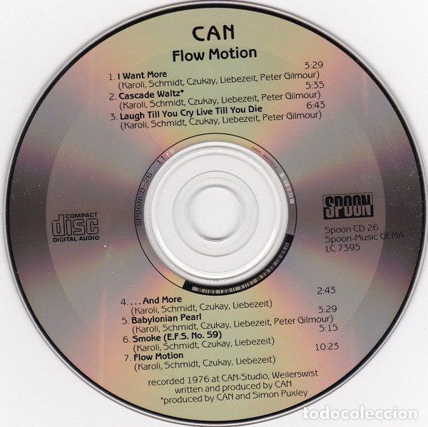CDs de m&uacute;sica: Can &ndash; Flow Motion (CD, Spoon Records Spoon CD 26) - Foto 3