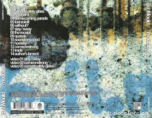 CDs de m&uacute;sica: Bob Mould &ndash; Modulate. (CD, Cooking Vinyl COOKCD 237) - Foto 2