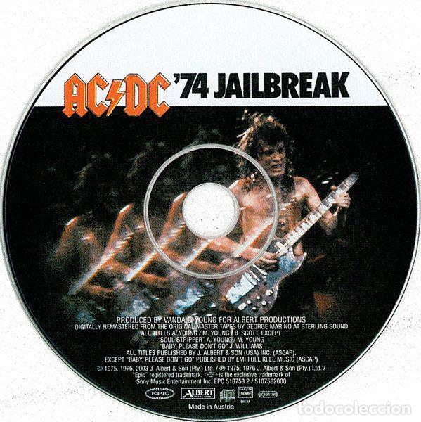 CDs de m&uacute;sica: AC/DC &ndash; 74 Jailbreak (CD, Epic 510758 2) - Foto 5