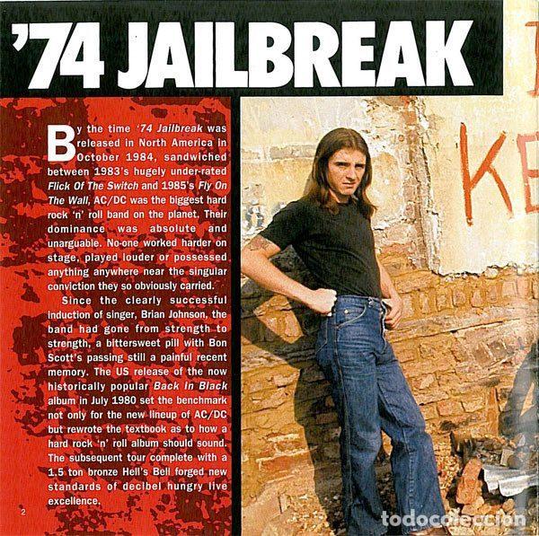 CDs de m&uacute;sica: AC/DC &ndash; 74 Jailbreak (CD, Epic 510758 2) - Foto 8