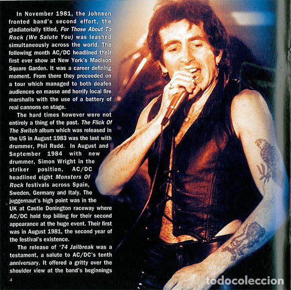 CDs de m&uacute;sica: AC/DC &ndash; 74 Jailbreak (CD, Epic 510758 2) - Foto 10