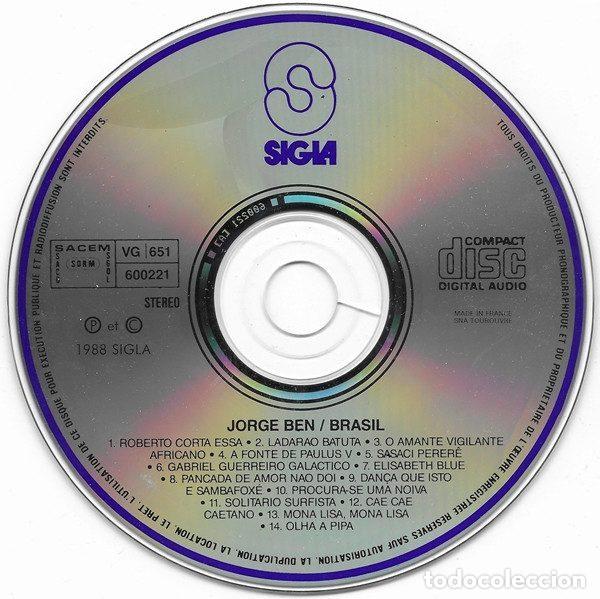 CDs de m&uacute;sica: Jorge Ben &ndash; Brasil (CD, Sigla 600221) - Foto 3