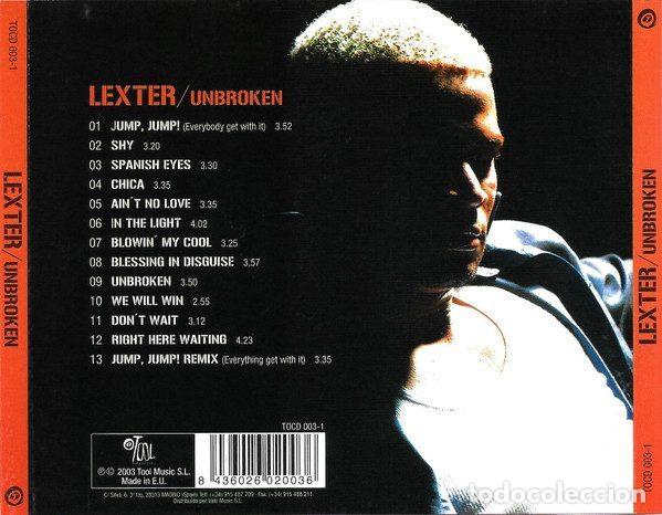 CDs de m&uacute;sica: Lexter &ndash; Unbroken (CD, Tool Music TOCD 003-1) - Foto 2