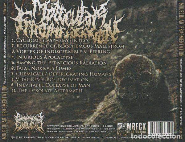 CDs de m&uacute;sica: Molecular Fragmentation &ndash; Recurrence Of Blasphemous Maelstrom (CD, Pathologically Explicit... - Foto 9