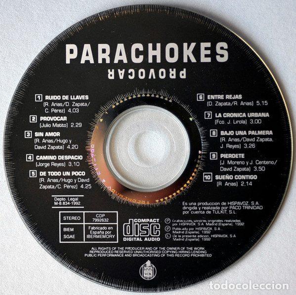 CDs de m&uacute;sica: Parachokes &ndash; Provocar (CD, Hispavox 7992632) - Foto 3
