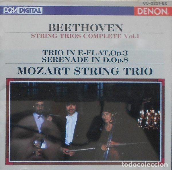 CDs de Musique: Beethoven - Mozart String Trio &ndash; Trio In E-Flat, Op. 3 / Serenade In D, Op. 8 (CD, Denon CO-2251)