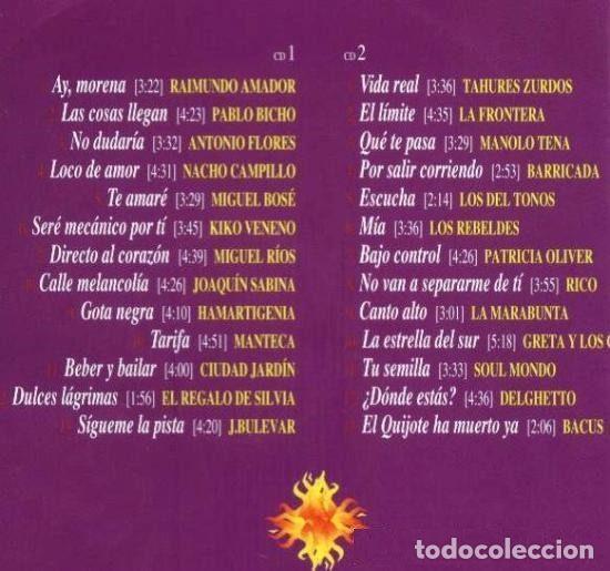 CDs de m&uacute;sica: Various &ndash; Pasi&oacute;n Espa&ntilde;ola (CD, Divucsa 32-654) - Foto 2