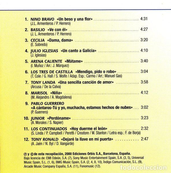 CDs de m&uacute;sica: Various &ndash; Pop Espa&ntilde;ol 72 (Vol.1) (CD, Orbis POP-28) - Foto 2