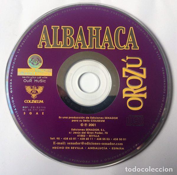 CDs de m&uacute;sica: Albahaca &ndash; Oroz&uacute; (CD, Coliseum CD-02795) - Foto 3
