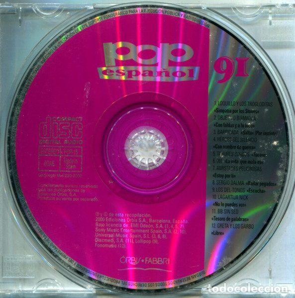 CDs de m&uacute;sica: Various &ndash; Pop Espa&ntilde;ol 91 (CD, Orbis POP-15) - Foto 3