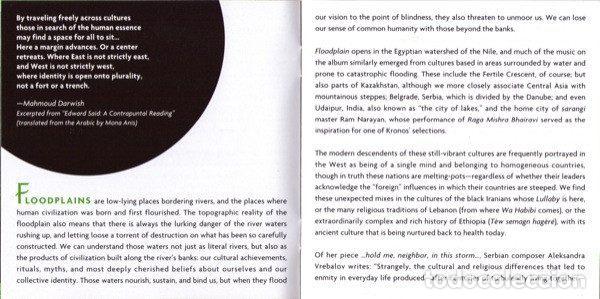 CDs de m&uacute;sica: Kronos Quartet &ndash; Floodplain (CD, Nonesuch PRO 400081) - Foto 9