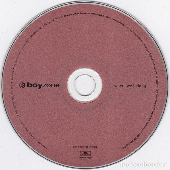 CDs de m&uacute;sica: Boyzone &ndash; Where We Belong (CD, Polydor 559 200-2) - Foto 4